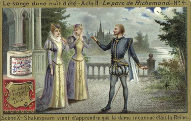 Szene aus Ein Sommernachtstraum, eine Oper von Ambroise Thomas